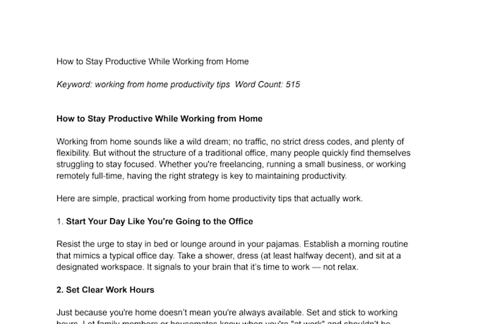 write short SEO optimized blog posts with fast delivery